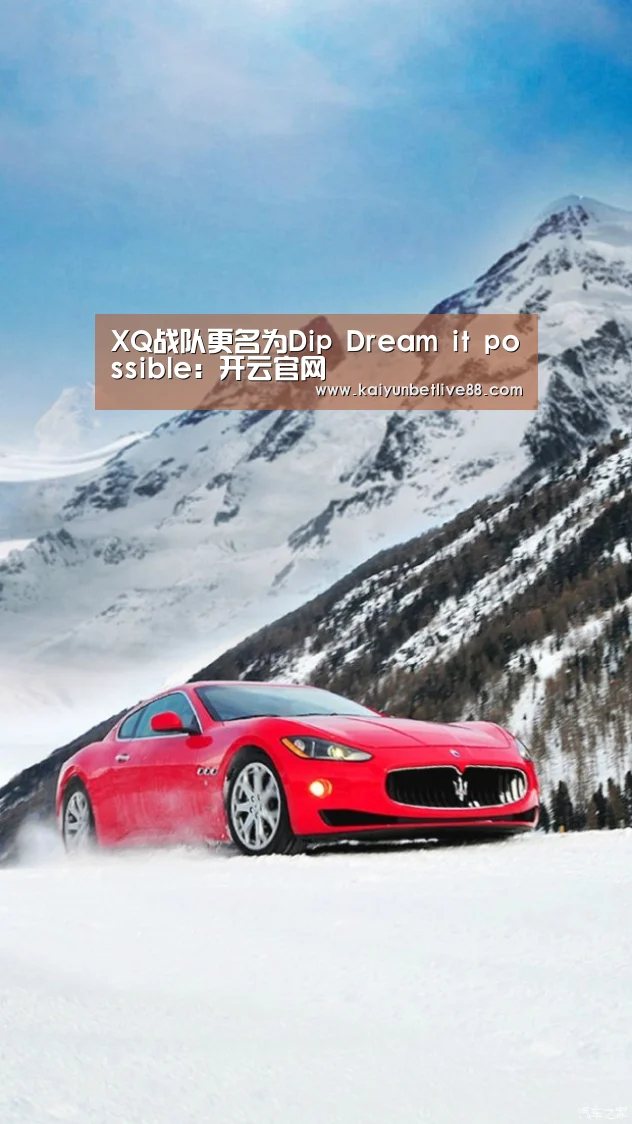 XQ战队更名为Dip Dream it possible:开云官网(图4) 开云娱乐